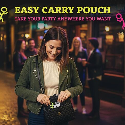 Party Games for Adults – Ultimate Party Dice Game for 2-8 Players of Ages 17+ – Adult Games for Grown Ups with Large Dice, Tokens & Lifelines – Carry Pouch Included in Saudi Arabia