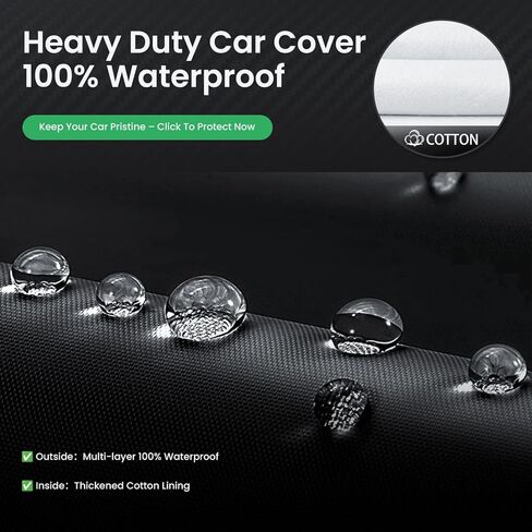 Lexus RX Car Cover Waterproof All Weather, Premium Car Cover Custom Fit for Lexus RX RX350 RX450H RX500H, with Free Towel/Storage Bag. in Saudi Arabia