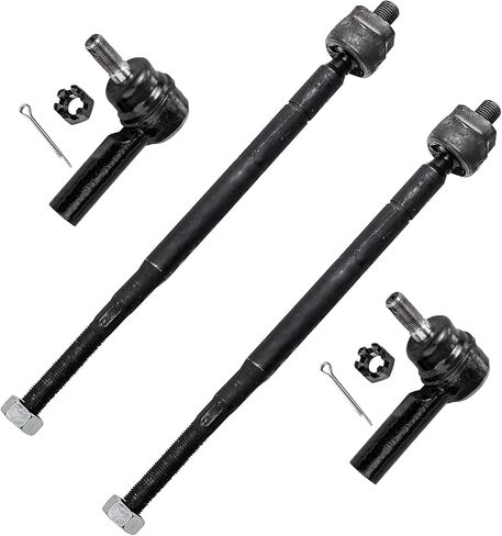 Detroit Axle - Front 4pc Tie Rods for Toyota RAV4 Corolla Chevrolet Geo Prizm, 4 Tie Rod Ends Replacement in Saudi Arabia
