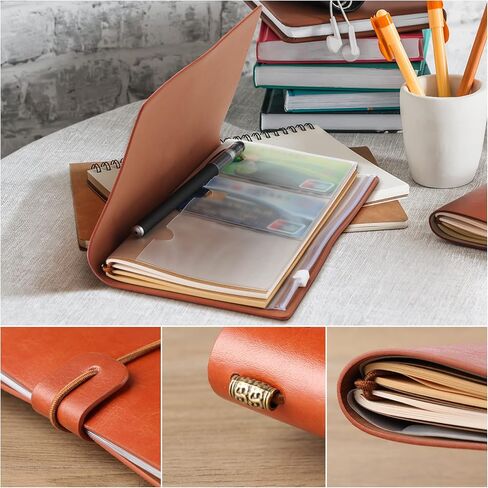 Wife Birthday Gift Ideas Leather Journal for Christmas, Gifts for Wife 140 Page Refillable Leather Notebook, Birthday Gift for Wife, Anniversary Wedding Gift for Wife from Husband in Saudi Arabia