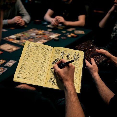 CZYY Necronomicon Horror Journal – Faux Leather DND Spellbook Notebook with 120 Pages of Aged Deckle Paper, 3D Undead Cover & 2 Pencils | Gothic Gift for DMs, Witches, Artists & Halloween Rituals in Saudi Arabia