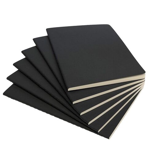 Simply Genius A5 Softcover Journal Pack - Creative Planning with Dot Notebooks - Portable & Durable Travel Journal - Journaling in Bulk for Work & School - Pack of 6, Wine in Saudi Arabia