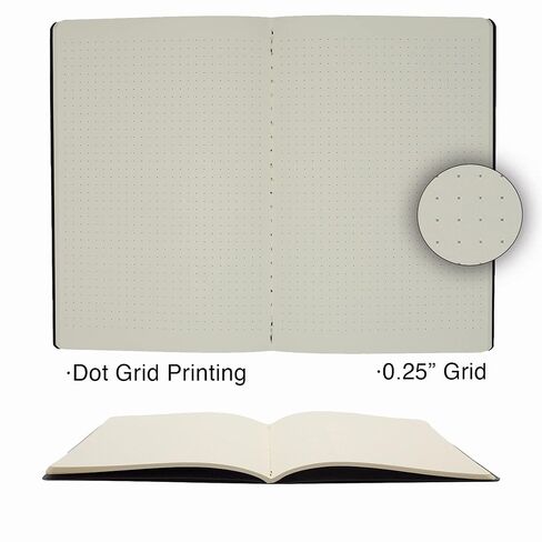 Simply Genius A5 Softcover Journal Pack - Creative Planning with Dot Notebooks - Portable & Durable Travel Journal - Journaling in Bulk for Work & School - Pack of 6, Wine in Saudi Arabia
