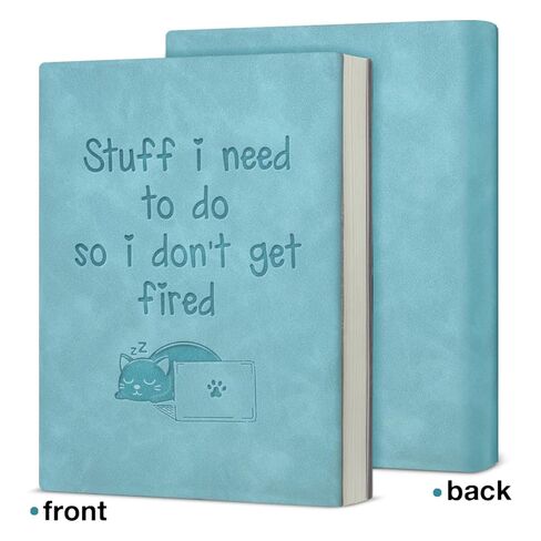 Funny Office Cat Notebook Stuff I Need to Do Journal Humorous Office Gift for Coworker Colleague-Blue in Saudi Arabia