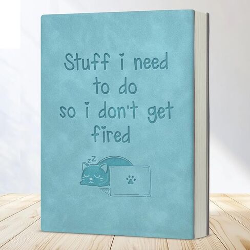 Funny Office Cat Notebook Stuff I Need to Do Journal Humorous Office Gift for Coworker Colleague-Blue in Saudi Arabia