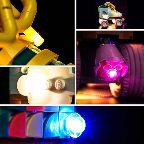 LED Lighting Compatible with Lego Retro Roller Skate 31148, Light Kit Compatible with Lego 31148, Giving Light to Model, NOT Included The Model Set?Standard Version? in Saudi Arabia