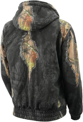 Milwaukee Leather MPM1779 Men's Mossy Oak Eclipse Zipper Front Hoodie in Saudi Arabia