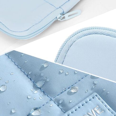 Puffy Laptop Sleeve 15-16 Inch Dark Green, Waterproof Carrying Case Bag for Women, Fluffy Computer 15.6 HP Case, Compatible with MacBook Pro 16 Inch, MacBook Air M2 M1, Asus/Dell XPS in Cover in Kuwait