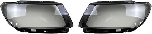 Car Front Headlight Lens Cover Auto Case Compatible For VW Tiguan L 2017 2018 2019 2020 2021 Headlamp Glass Lampshade(A Piar) in Saudi Arabia