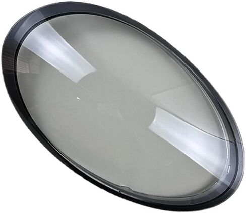 Compatible For Porsche 911 991 2012-2018 Headlamp Cover Transparent Mask Lamp Shade Headlight Shell Lens Replace The Lampshade(Grey Edge Right) in Saudi Arabia
