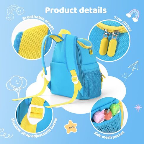 حقيبة حمل متوافقة مع مجموعة مشغلات الصوت Toniebox 2، حقيبة ظهر للسفر لـ Toniebox، حقيبة تخزين (أزرق) in Saudi Arabia