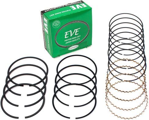 طقم إعادة تدوير محرك Evergreen FSBRR4041EVE متوافق مع 03-06 Honda Accord Element 2.4 DOHC K24A4 مجموعة حشية كاملة، محامل قضيب رئيسية ذات حجم قياسي، حلقات مكبس ذات حجم قياسي in Saudi Arabia