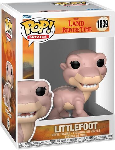 فانكو بوب! الأفلام: The Land Before Time - Little Footfoot - مجسم من الفينيل قابل للتجميع - فكرة هدية - بضائع رسمية - ألعاب للأطفال والكبار - عشاق الأفلام - مجسم نموذجي لهواة الجمع in Saudi Arabia