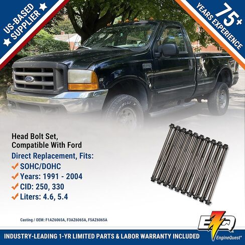 Head Bolt Set for 4.6L 5.4L V8 Engines | SOHC & DOHC | 1991–2004 | Full Engine Cylinder Head Hardware Kit | Alloy Steel | Direct Replacement in Saudi Arabia