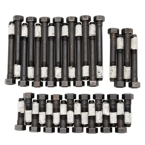 Small Block V8 Head Bolt Set (1966-1997) | Complete Engine Replacement Bolts | 5/8" Hex Head with Teflon Coating in Kuwait