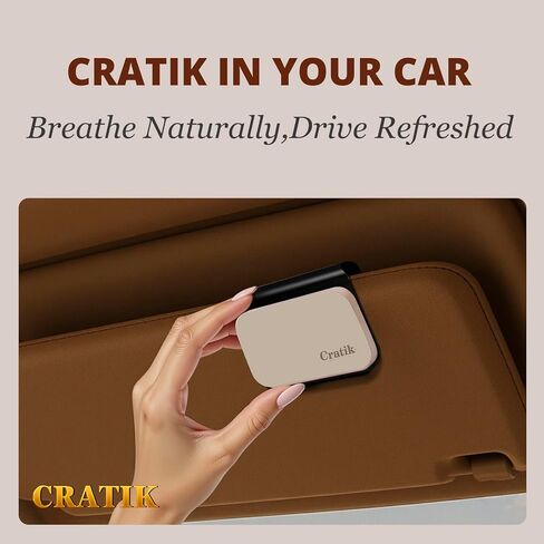 Car Air Freshener - Stone Air Freshener - Car Odor Eliminator for Visor Clip- Natural Scent Starter Kit, Vehicle Scent Diffuser for Cabin, Truck & SUV-Pack of 3 (Teak-Amber-Open Air)-CLIP INCLUDED in Saudi Arabia