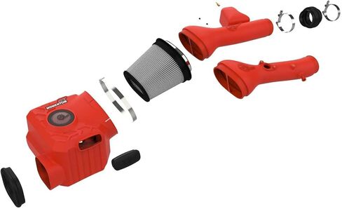 aFe POWER Momentum GT Cold Air Intake System w/Pro DRY S Filter, #50-70095DR, Red in Saudi Arabia