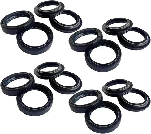 37x50x11 Front Shock Fork Damper Shaft Oil Seal Retainers Dust Cover For SPORT 125 QM125-2D For RSR 125 RSR125(4pc Seal 4pc Cover) in Saudi Arabia