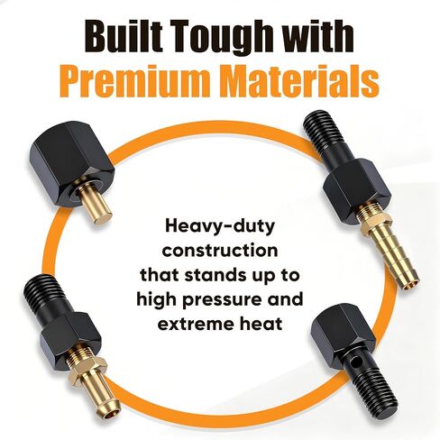 Replacement Fuel System Test Fitting Adapter Kit for 5.9L Cummins Diesel, Compatible with 9011 9012 9013 9014 in Saudi Arabia