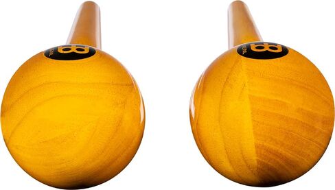 Meinl Percussion MWM2AM Traditional Wood Round Maracas, Amber Finish in Saudi Arabia