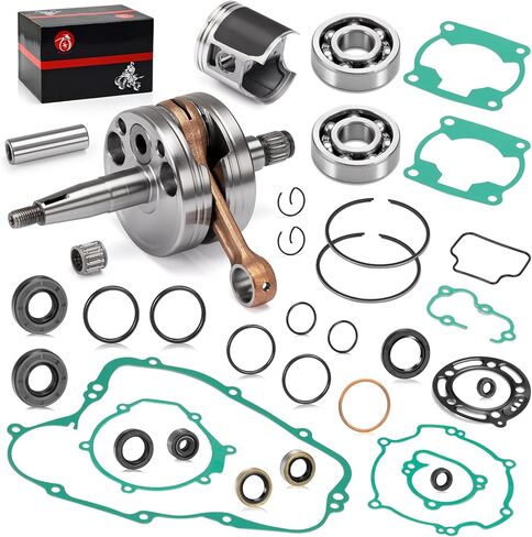 مجموعة إعادة بناء المحرك لـ KAWASAKI KX100 2001-2005 13001-1503 13031-1481 العمود المرفقي مكبس اسطوانة جوانات مجموعات مانعة للتسرب in Saudi Arabia