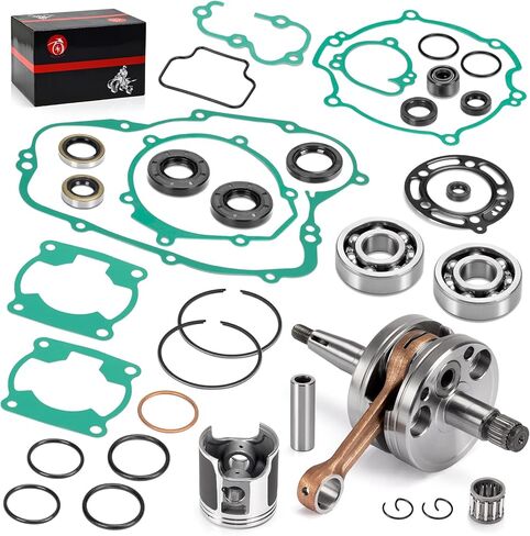 مجموعة إعادة بناء المحرك لـ KAWASAKI KX100 2001-2005 13001-1503 13031-1481 العمود المرفقي مكبس اسطوانة جوانات مجموعات مانعة للتسرب in Saudi Arabia