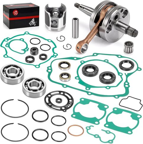 مجموعة إعادة بناء المحرك لـ KAWASAKI KX100 2001-2005 13001-1503 13031-1481 العمود المرفقي مكبس اسطوانة جوانات مجموعات مانعة للتسرب in Saudi Arabia