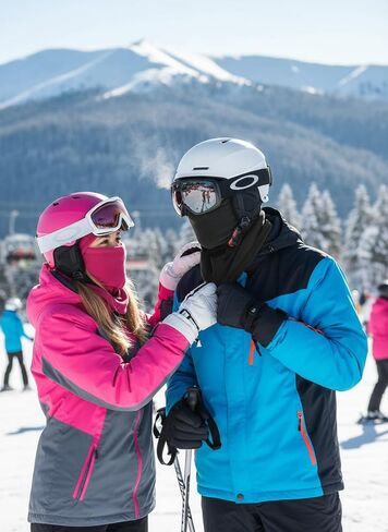 Ski Face Mask Balaclava Neck Warmer for Men Women Skin-Friendly Thermal Balaclava Ski Mask in Kuwait