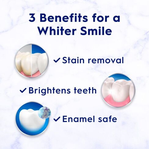 Crest 3D White Advanced Teeth Whitening Toothpaste, Arctic Fresh, 3.3 oz, Pack of 3 in Saudi Arabia