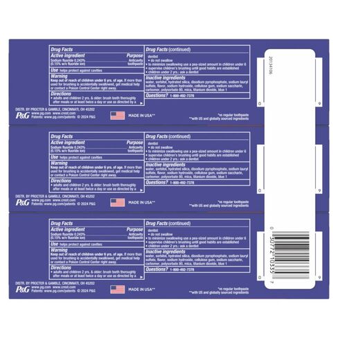 Crest 3D White Advanced Teeth Whitening Toothpaste, Arctic Fresh, 3.3 oz, Pack of 3 in Saudi Arabia