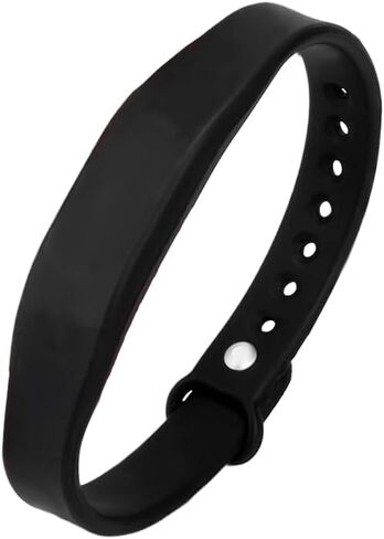 NFC Wristband Access Card 125KHz Authorization Card NFC Tags Adhesive NFC Silicone Rubber Band ID Read-only NFC Chip Tags 5pcs in Saudi Arabia