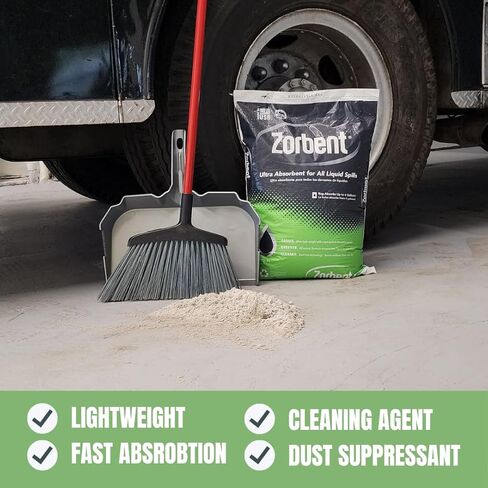 تجاري - كيس قدم مكعب واحد يمتص بسرعة ما يصل إلى 6 جالون من السائل، ويحل محل 98 رطلاً من الطين. مثالية لاحتواء الانسكابات الصناعية والتنظيف. غير سامة، لجميع الأسطح in Kuwait