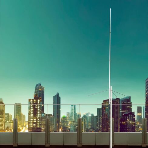 UAYESOK Amateur Base Station Antenna Dual Band UV 2Meter 70cm Fiberglass Mobile Radio Antenna Vertical Base Antenna 5.8' 200W High Gain for Device Repeater Police Scanner Truck SUV in Saudi Arabia
