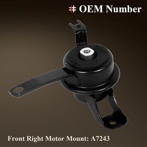 محرك محرك المحرك واستبدال Trans Mount لـ 2014 2015 2016 2017 2018 2019 Corolla 1.8L Engine، مجموعة حامل المحرك المكونة من 4 قطع تحل محل OE# A42026 123720T330 A42020 A42019 123610T210 123610T220 in Saudi Arabia
