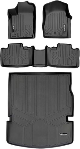 SMARTLINER Floor Mats and Cargo Liner Behind 2nd Row for 2013-2016 Dodge Durango in Saudi Arabia