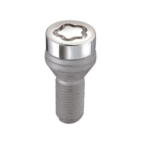 مجموعة مسامير قفل العجلة من ماكجارد لسيارة جيب رينيجيد 2015-2021 | مقعد مخروطي | م12 × 1.25 | 17 ملم سداسي | طول الساق 22.0 ملم | 4 عبوات | الكروم in Kuwait