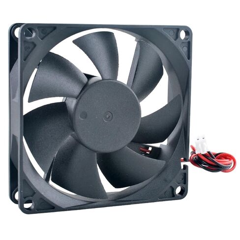 ACP8020 80x80x20mm عالية السرعة 5V / 12V / 24V DC مروحة تبريد 2-Pin محوري تدفق مروحة لمحول التردد تبريد إمدادات الطاقة (DC12V كرة مزدوجة) in Saudi Arabia