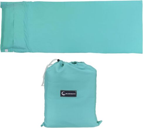 PATIKIL Sleeping Bag Liner, Soft Lightweight Travel Camping Sheet Sleep Sack Compact Sleep Bag with Carry Bag for Adults Camping Travel Hotel in Kuwait