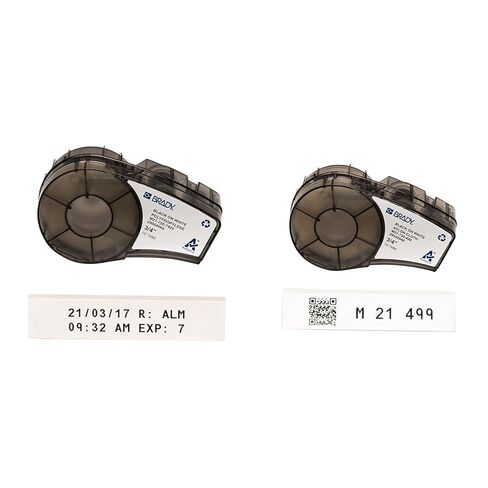 Brady Authentic Chemical and Temp Resistant Polypropylene Label Bundle for Lab and Asset Tracking- Includes B-7425 .75" x 21' and B-499 .75" x 16' Nylon Cloth Tapes in Saudi Arabia