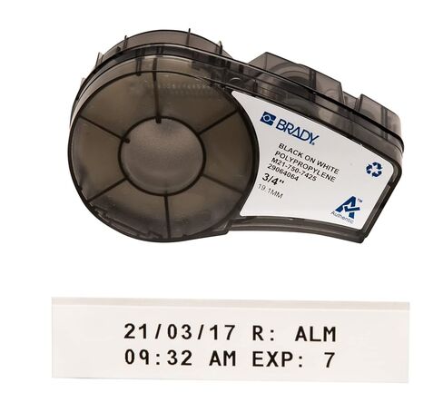 Brady Authentic Chemical and Temp Resistant Polypropylene Label Bundle for Lab and Asset Tracking- Includes B-7425 .75" x 21' and B-499 .75" x 16' Nylon Cloth Tapes in Saudi Arabia
