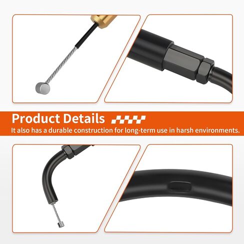 Choke Starter Cable for Yamaha Raptor 660R YFM660R 2001-2005 5LP-26331-10-00 in Saudi Arabia