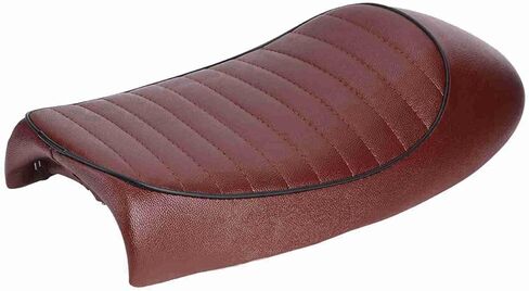 Motorcycle Vintage Cafe Racer PU Leather Flat Seat Cushion for CG125, GN, CB400SS Optimized (B Type) in Saudi Arabia