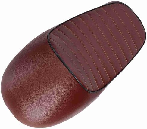 Motorcycle Vintage Cafe Racer PU Leather Flat Seat Cushion for CG125, GN, CB400SS Optimized (B Type) in Saudi Arabia