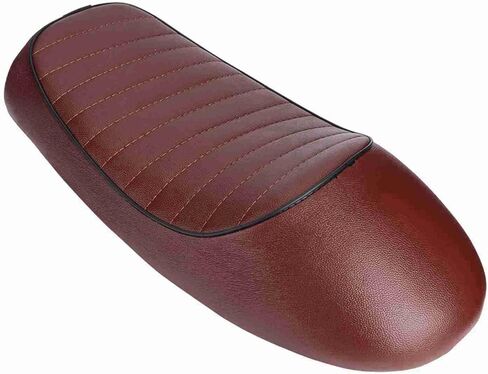 Motorcycle Vintage Cafe Racer PU Leather Flat Seat Cushion for CG125, GN, CB400SS Optimized (B Type) in Saudi Arabia