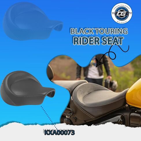 Genuine Touring Rider Seat - Black | Compatible with Royal Enfield Meteor 350 | Premium Comfort Seat with 3D Net Technology | Genuine Part No. KXA00073 in Saudi Arabia