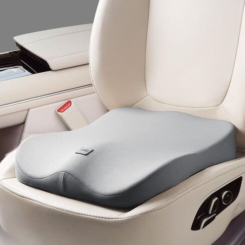 Car Seat Cushion for Short People Driver, Adult Booster Seat for Car, Memory Foam Car Cushions for Driving, Padded Car Seat Cushion for Truck Office Chair Wheelchair,Beige in Saudi Arabia