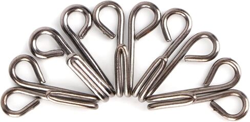 10PCS Sewing Hooks and Eyes Closure, 2.8cm Iron Bra Hooks Clasp Dress Clasp for Coat Jacket Cape Stole Bracelet Jewelry Books Crafts (Black) in Saudi Arabia