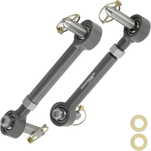 maXpeedingrods Front Sway Bar Links For 2007-2017 Jeep Wrangler JK with 2.5-6" Lift, Front Sway Bar Quicker Disconnect System in Saudi Arabia