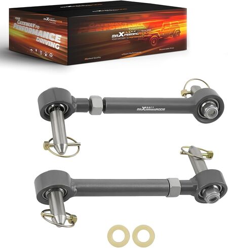 maXpeedingrods Front Sway Bar Links For 2007-2017 Jeep Wrangler JK with 2.5-6" Lift, Front Sway Bar Quicker Disconnect System in Saudi Arabia