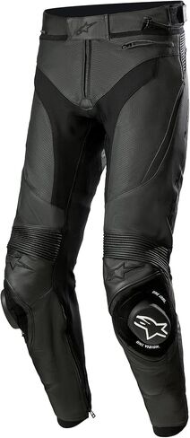بنطال Alpinestars Missile V3 Airflow من الجلد Airflow للرجال للدراجات النارية في الشوارع - أسود/أسود / 50 in Saudi Arabia